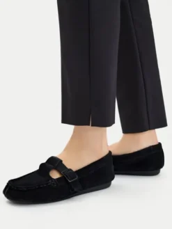Clarks Mokasyny Freckle Tbar 26185903 Czarny