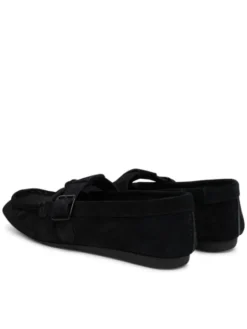 Clarks Mokasyny Freckle Tbar 26185903 Czarny