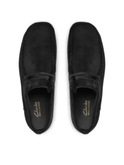 Clarks Mokasyny Wallabee Evo 261728207 Czarny