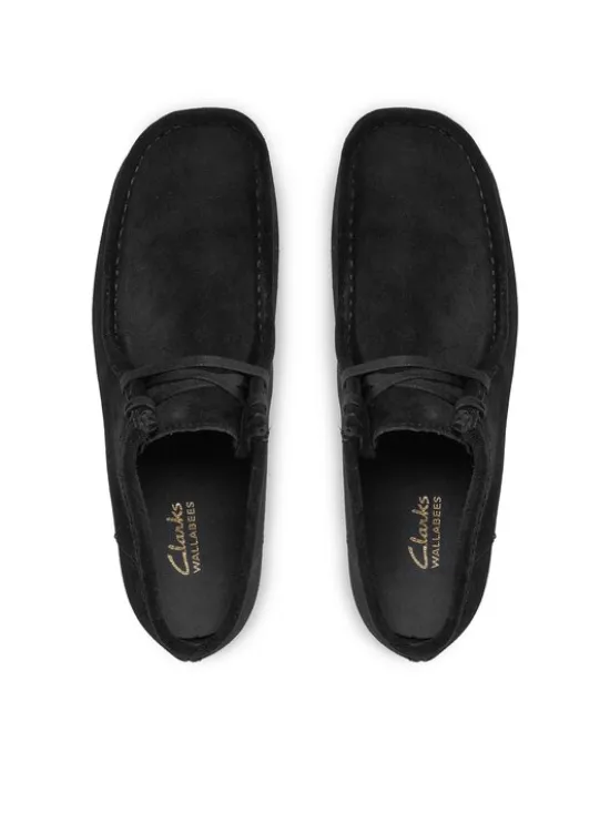 Clarks Mokasyny Wallabee Evo 261728207 Czarny