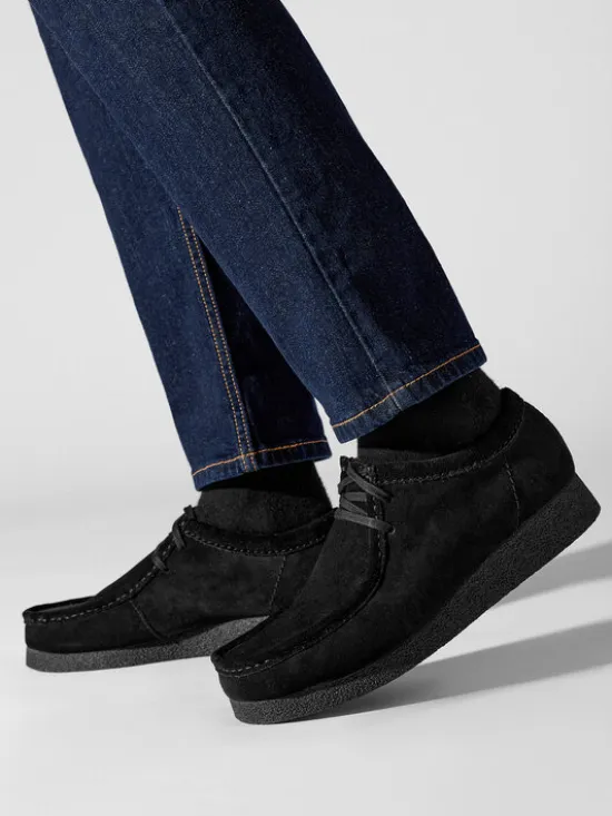 Clarks Mokasyny Wallabee Evo 261728207 Czarny