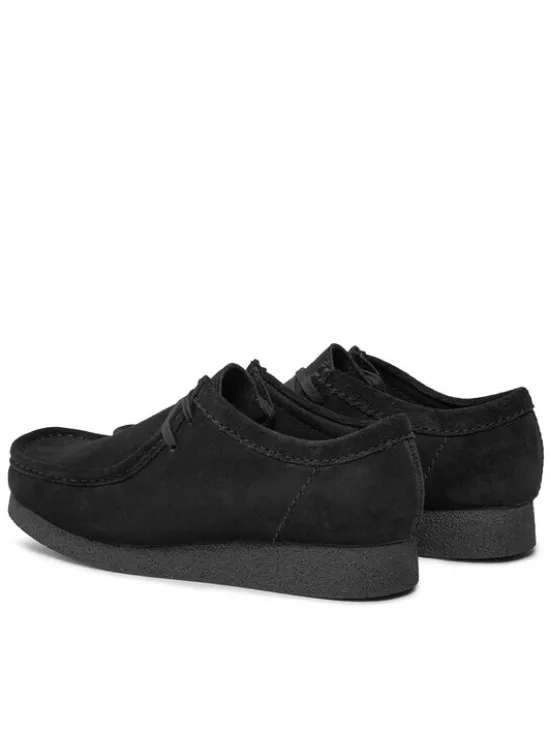 Clarks Mokasyny Wallabee Evo 261728207 Czarny