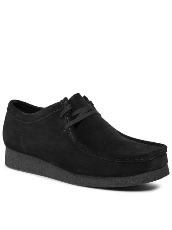 Clarks Mokasyny Wallabee Evo 261728207 Czarny