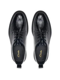Clarks Oxfordy Previa Lace 26327264 Czarny