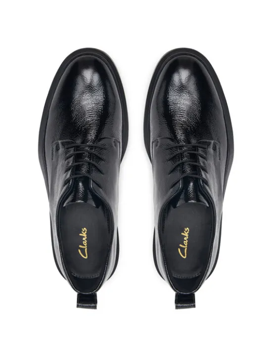 Clarks Oxfordy Previa Lace 26327264 Czarny
