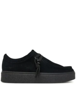 Clarks Półbuty Boxbee Walla. 26328111 Czarny