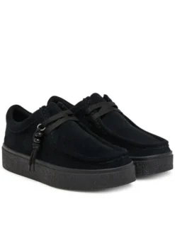 Clarks Półbuty Boxbee Walla. 26328111 Czarny