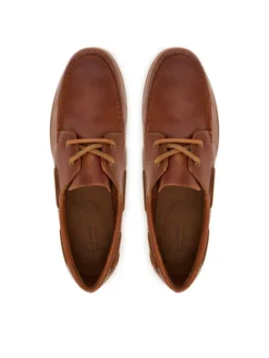 Clarks Półbuty Charmouth Lace 26186434 Brązowy
