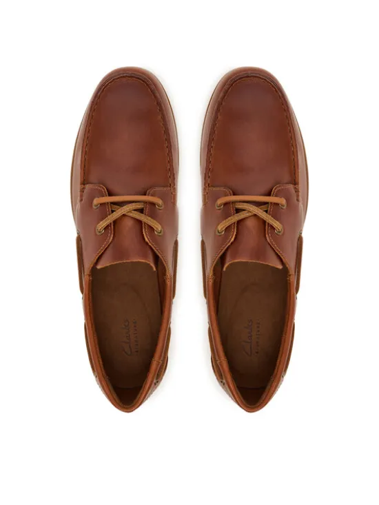 Clarks Półbuty Charmouth Lace 26186434 Brązowy