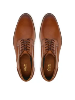 Clarks Półbuty CraftRemi Lace 26186389 Brązowy