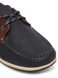 Clarks Półbuty Orson Sail 26186198 Granatowy