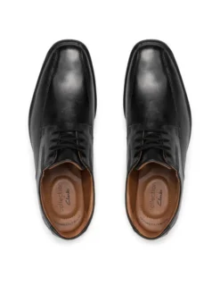 Clarks Półbuty Tilden Walk 261103107 Czarny
