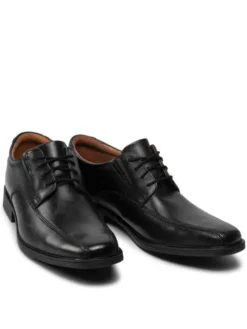Clarks Półbuty Tilden Walk 261103107 Czarny