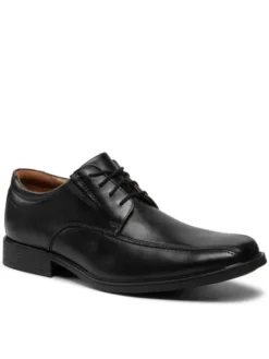 Clarks Półbuty Tilden Walk 261103107 Czarny