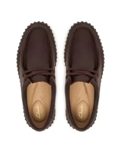 Clarks Półbuty Torhill Bee 26327768 Brązowy ciemny