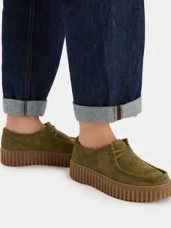 Clarks Półbuty Torhill Bee 26184586 Khaki