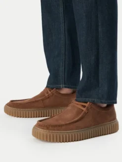 Clarks Półbuty Torhill Lo 26187376 Brązowy