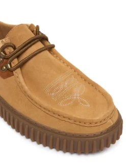 Clarks Półbuty Torhill Lo 26327293 Brązowy jasny