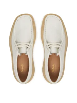 Clarks Półbuty Torview W 26186673 Biały