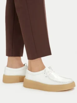 Clarks Półbuty Torview W 26186673 Biały