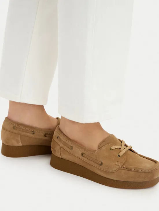 Clarks Półbuty WallabeeEVOSea 26186339 Brązowy