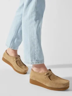 Clarks Półbuty WallabeeEvoSh 261747474 Beżowy