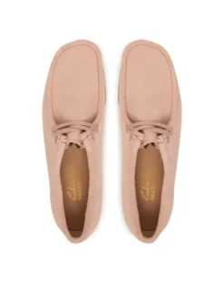 Clarks Półbuty WallabeeEVOSh 26186342 Różowy