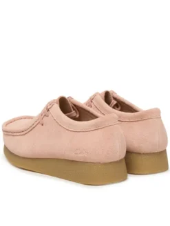 Clarks Półbuty WallabeeEVOSh 26186342 Różowy