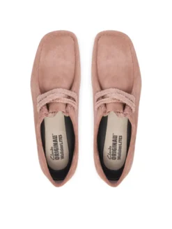 Clarks Półbuty Wallabee Lite. 26328429 Różowy