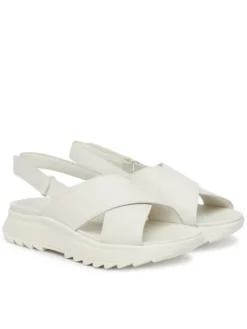 Clarks Sandały DashLite Wish 26186583 Biały