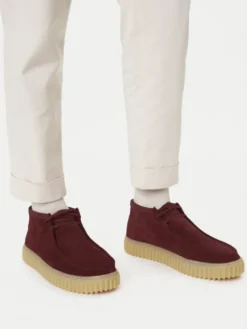 Clarks Trzewiki Torhill Hi 26183423 Bordowy
