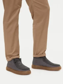 Clarks Trzewiki Torhill Hi 26183426 Szary