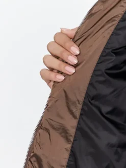 CMP Bezrękawnik 33K3686 Brązowy Regular Fit