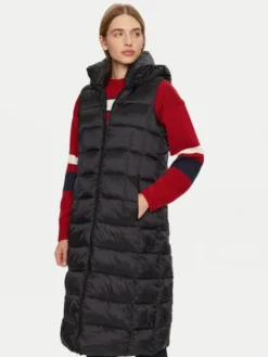 CMP Bezrękawnik 34K0316 Czarny Regular Fit