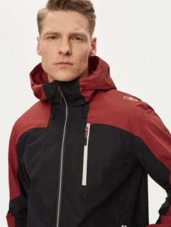 CMP Kurtka przeciwdeszczowa 34Z6547 Szary Regular Fit