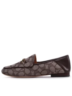 Coach Loafersy Hanna Textured Jacq CC888 Brązowy