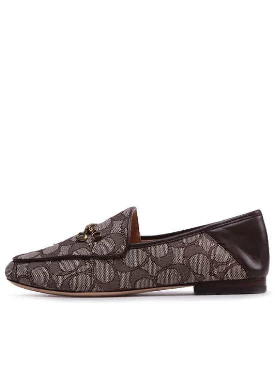 Coach Loafersy Hanna Textured Jacq CC888 Brązowy
