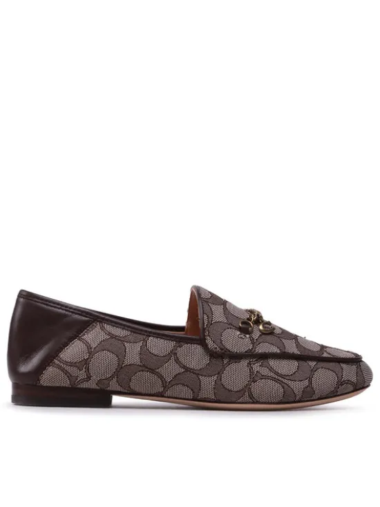 Coach Loafersy Hanna Textured Jacq CC888 Brązowy