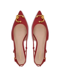 Coccinelle Baleriny C-Me Smooth E4 SB3 21 02 01 Czerwony