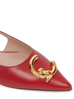 Coccinelle Baleriny C-Me Smooth E4 SB3 21 02 01 Czerwony