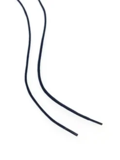 Coccine Sznurówki do obuwia SZNUROWADŁA 75 cm F2 WOSKOWANE v.AZ Granatowy