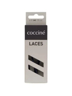 Coccine Sznurówki do obuwia SZNUROWADŁA 75 cm F2 WOSKOWANE v.AZ Granatowy