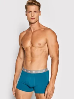 Cristiano Ronaldo CR7 Komplet bokserek Basic Trunk 3-Pack 8100-49-2717 Niebieski
