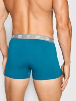 Cristiano Ronaldo CR7 Komplet bokserek Basic Trunk 3-Pack 8100-49-2717 Niebieski
