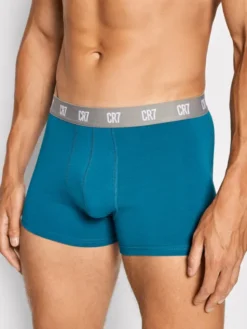 Cristiano Ronaldo CR7 Komplet bokserek Basic Trunk 3-Pack 8100-49-2717 Niebieski