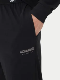 Cristiano Ronaldo CR7 Piżama 8730-42 Czarny Regular Fit