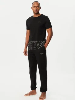 Cristiano Ronaldo CR7 Piżama 8730-4401 Czarny Regular Fit