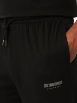 Cristiano Ronaldo CR7 Piżama 8730-4401 Czarny Regular Fit