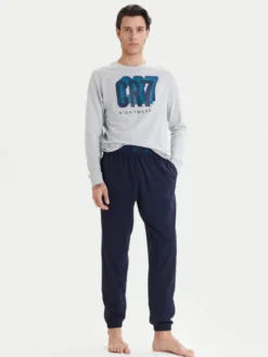 Cristiano Ronaldo CR7 Piżama 8730-42 Kolorowy Regular Fit