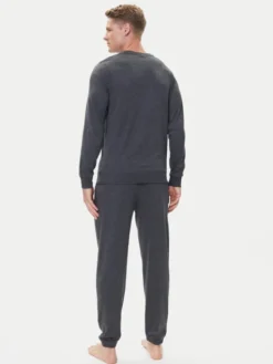 Cristiano Ronaldo CR7 Piżama 8730-42 Szary Regular Fit